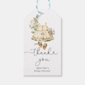 Étiquettes-cadeau Eucalyptus boho pouponnière arc-en-ciel bébé douch (Devant)