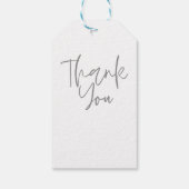 Étiquettes-cadeau eucalyptus sauge vert éléphant mignon shower de bé (Dos)