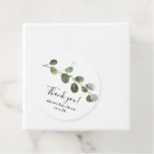 Étiquettes Cadeau Eucalyptus verdure simple moderne (En situation)