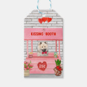 Étiquettes-cadeau Eurasier Chien Valentine's Day Kissing Booth (Devant)