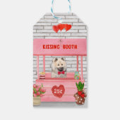 Étiquettes-cadeau Eurasier Chien Valentine's Day Kissing Booth (Dos)