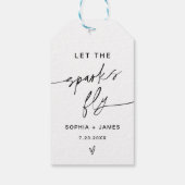 Étiquettes-cadeau EVERLEIGH Sparkler Envoyer, laissez Sparks Fly Car (Dos)