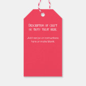 Étiquettes-cadeau Exchange Love Personnalisé (Dos)