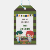 Étiquettes-cadeau Expérience scientifique Molécule ADN de fête d'ann (Devant)