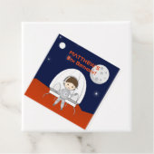 Étiquettes Cadeau Explorateur d'espace (En situation)