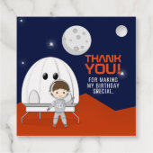 Étiquettes Cadeau Explorateur d'espace (Dos)