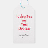 Étiquettes-cadeau Express de Noël, Livraison spéciale (Dos)