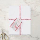 Étiquettes-cadeau Express Red North Pôle Livraison spéciale (Avec de la ficelle)