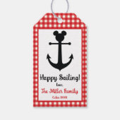 Étiquettes-cadeau Extender DCL personnalisé, Mickey de croisière Pix (Devant)