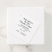 Étiquettes Cadeau Extrait de vanille fait maison ajouter les ingrédi (En situation)