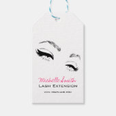 Étiquettes-cadeau Eyelashes sourcils sourds Maquillage permanent Art (Devant)