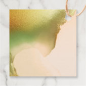 Étiquettes Cadeau Fab Chartreuse 💚 audacieux et élégant Mariage bud (Dos)