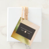 Étiquettes Cadeau Fab Chartreuse 💚 audacieux et élégant Mariage bud (En situation)