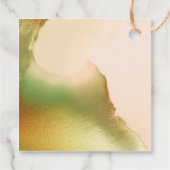 Étiquettes Cadeau Fab Chartreuse 💚 audacieux et élégant Mariage bud (Dos)