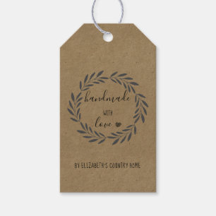 Étiquettes-cadeau Fabriqué à la main avec amour Etsy Accueil Artisan