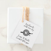 Étiquettes Cadeau Fabriqué à la main avec Crochet d'amour (En situation)