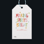 Étiquettes-cadeau FABRIQUER DES ESPRITS BRILLANT Noël Noël Tags cade<br><div class="desc"></div>