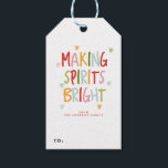 Étiquettes-cadeau FABRIQUER DES ESPRITS BRILLANT Noël Noël Tags cade<br><div class="desc"></div>