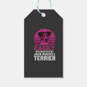 Étiquettes-cadeau Facilement Distrait Par Jack Russell Terrier