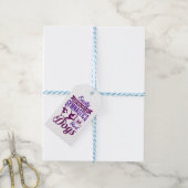 Étiquettes-cadeau Facilement distrait par la gymnastique et les chie (Avec de laficelle)