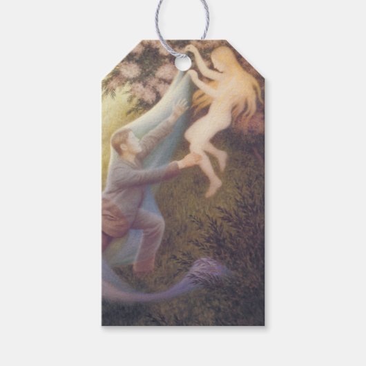 Étiquettes-cadeau Fairy Dream (par Theodor Severin Kittelsen) (Devant)