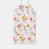 Étiquettes-cadeau Fairy First Birthday Colorful Bright Thank you (Dos)