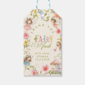 Étiquettes-cadeau Fairy First Birthday Colorful Bright Thank you (Devant)