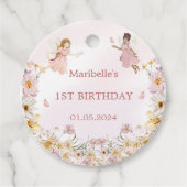 Étiquettes Cadeau Fairy Girl Anniversaire Fête (Devant)