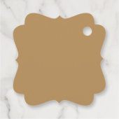 Étiquettes Cadeau Fairytale Princess Castle Anniversaire (Dos)