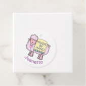 Étiquettes Cadeau Fait à la main par Personnalisé (En situation)