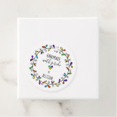 Étiquettes Cadeau Faite À La Main Avec Fierté Arc-En-Ciel 🌈 Artisan (En situation)