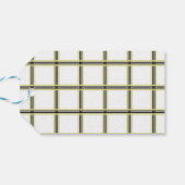 Étiquettes-cadeau Faites votre propre Tartan (Dos Horizontal)