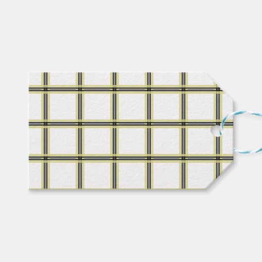 Étiquettes-cadeau Faites votre propre Tartan (Devant (Horizontal))