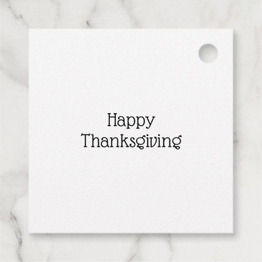 Étiquettes Cadeau Fall Leaves Badger & Fox (Dos)