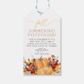Étiquettes-cadeau Fall Simmering Potpourri Holiday Gift Tag (Devant)