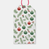 Étiquettes-cadeau Famille Snowglobe (Dos)