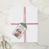 Étiquettes-cadeau Famille Snowglobe (Avec de la ficelle)