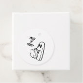 Étiquettes Cadeau Fantôme avec Sac Trace ou traitement (En situation)