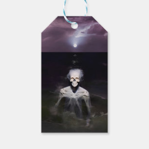 Étiquettes-cadeau Fantôme en mer - Peinture à l'huile