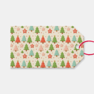 Étiquettes-cadeau Faux Cookies en emballage cadeau de Noël en argile