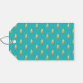 Étiquettes-cadeau Faux Foil moderne Joie Nom Noël (Dos (Horizontal))