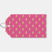 Étiquettes-cadeau Faux Foil moderne Joie Nom Noël (Dos (Horizontal))