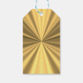 Étiquettes-cadeau Faux Gold Joyeux modèle photo de Noël (Dos)