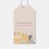 Étiquettes-cadeau Faveur de fête de chiot (Devant)