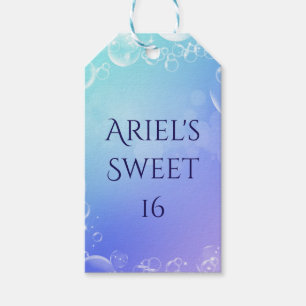 Étiquettes-cadeau Faveur de fête personnalisée Bulles Enchantées Sou
