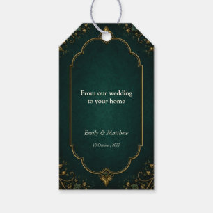 Étiquettes-cadeau Faveur de mariage Forêt Enchantée