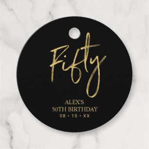 Étiquettes Cadeau Faveur de remerciement pour la fête d'anniversaire