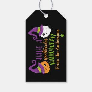 Étiquettes-cadeau Faveur personnalisée par partie de Spooktacular