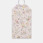 Étiquettes-cadeau Faveurs de Baby Shower Mariage Thème Tasse de Thé  (Dos)