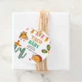 Étiquettes Cadeau Faveurs de Baby Shower Taco pour bébé mexicain (En situation)